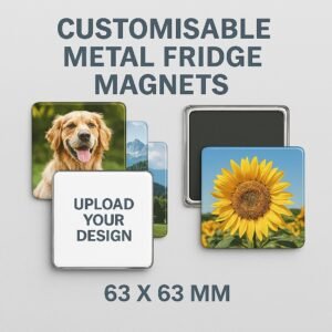 Customisable Metal Fridge Magnet
